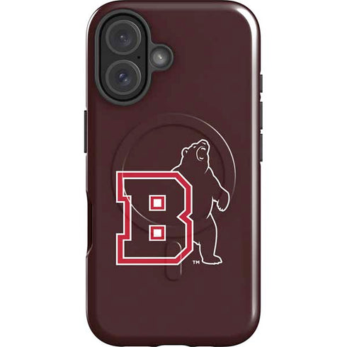 Brown University Bears Logo iPhone 16 Magsafe Impact Case